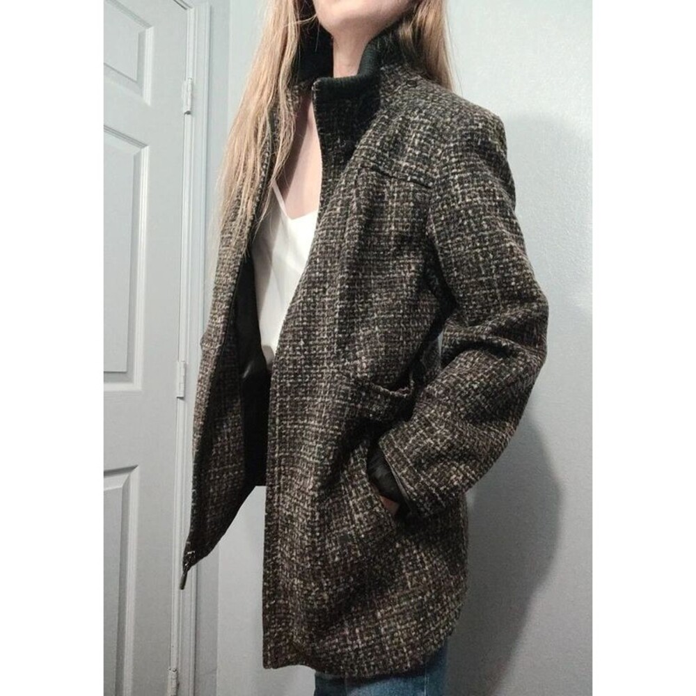 Croft Barrow women's peacoat parka jacket coat winter autumn fall like new L